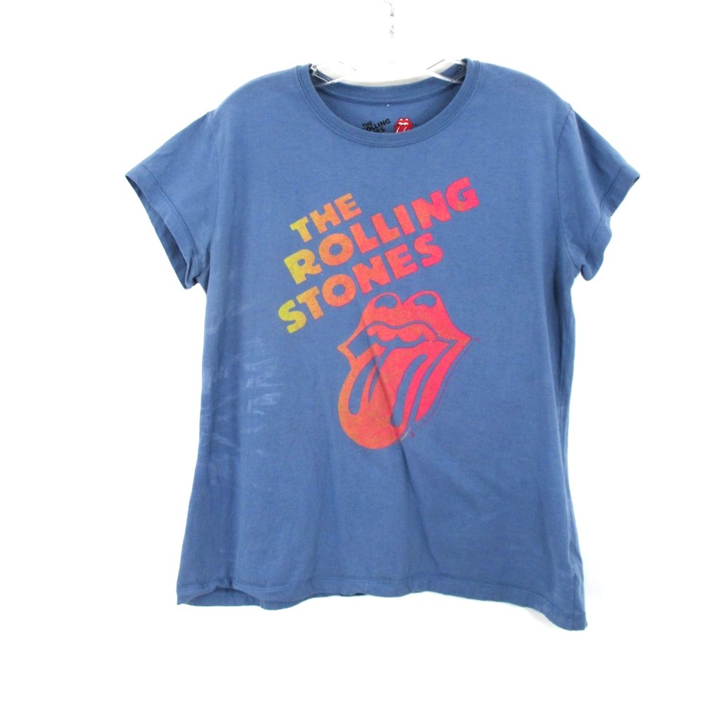 2006 ROLLING STONES T-Shirt Tee Women Size 2X Blue Tongue Rock Memorabilia